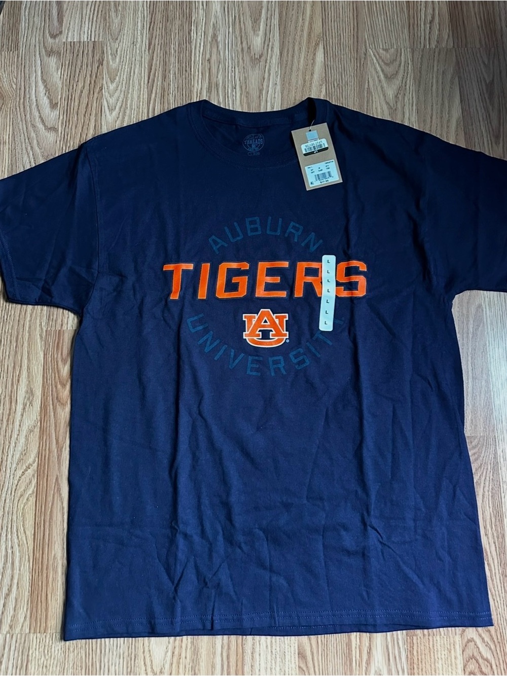 Rivalry Threads Navy and Orange Auburn Tigers Short-Sleeve Tee